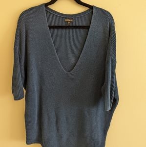 Express Navy Blue Slouchy Sweater